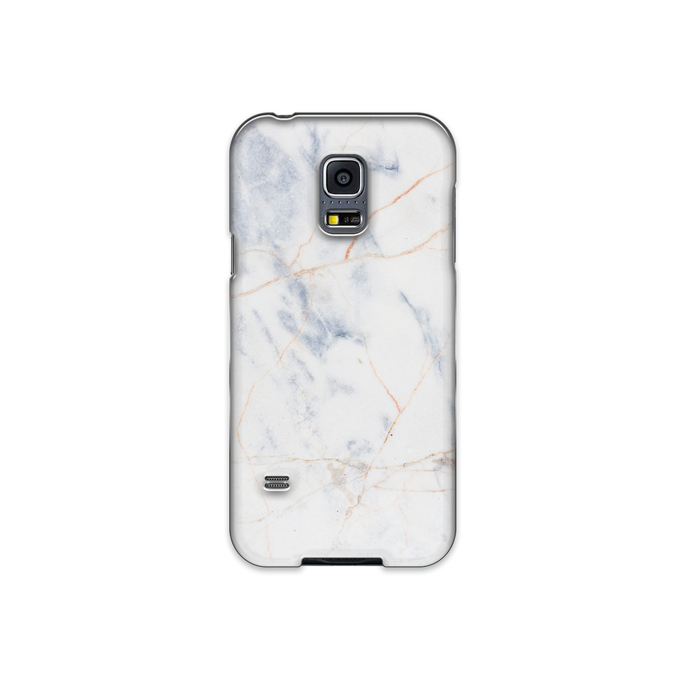 Thin White & Grey Marble Samsung Galaxy S5 Phone Case
