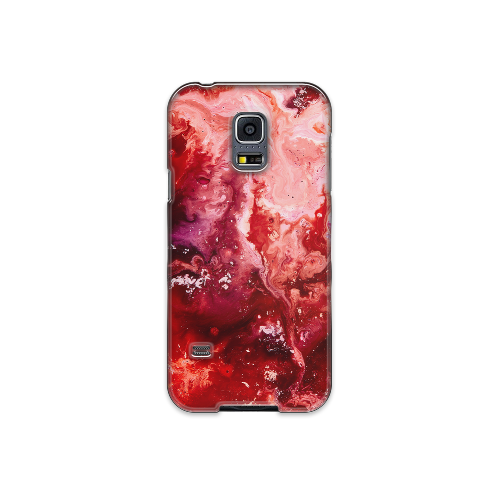 Marble Red Samsung Galaxy S5 Phone Case