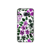 Purple Flower Art Samsung Galaxy S6 Edge Plus Phone Case