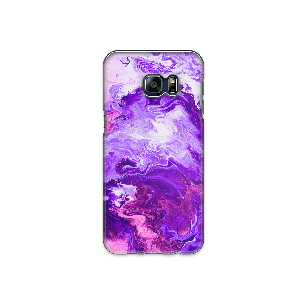 Purple Marble Samsung Galaxy S6 Edge Plus Phone Case