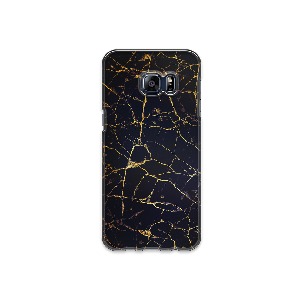 Black & Gold Marble Samsung Galaxy S6 Edge Plus Phone Case