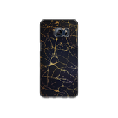 Black & Gold Marble Samsung Galaxy S6 Edge Plus Phone Case