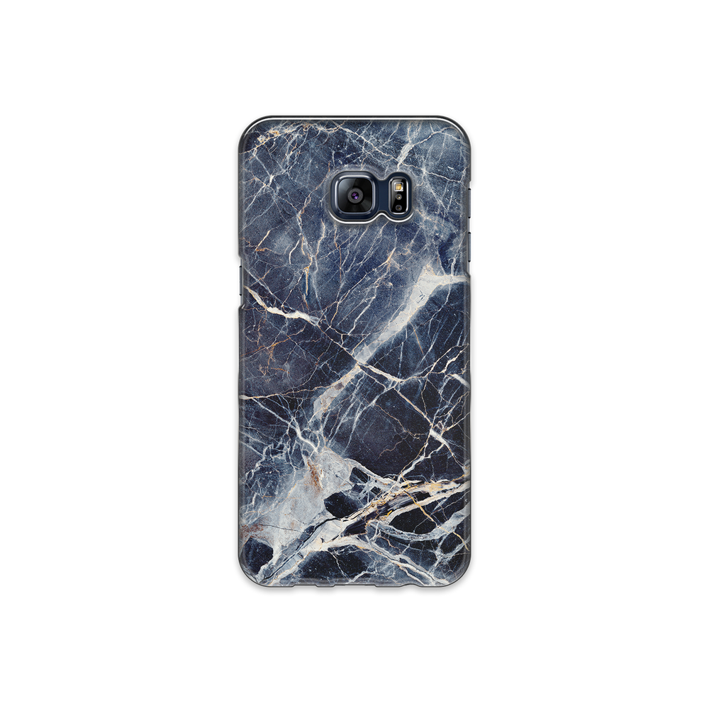 Blue & White Marble Luxury Samsung Galaxy S6 Edge Plus Phone Case