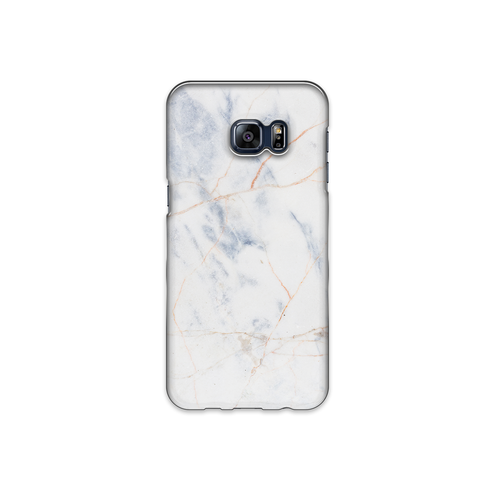 Thin White & Grey Marble Samsung Galaxy S6 Edge Plus Phone Case