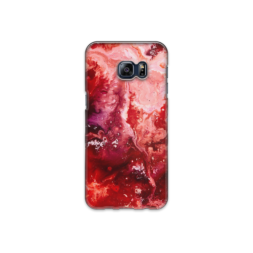 Marble Red Samsung Galaxy S6 Edge Plus Phone Case