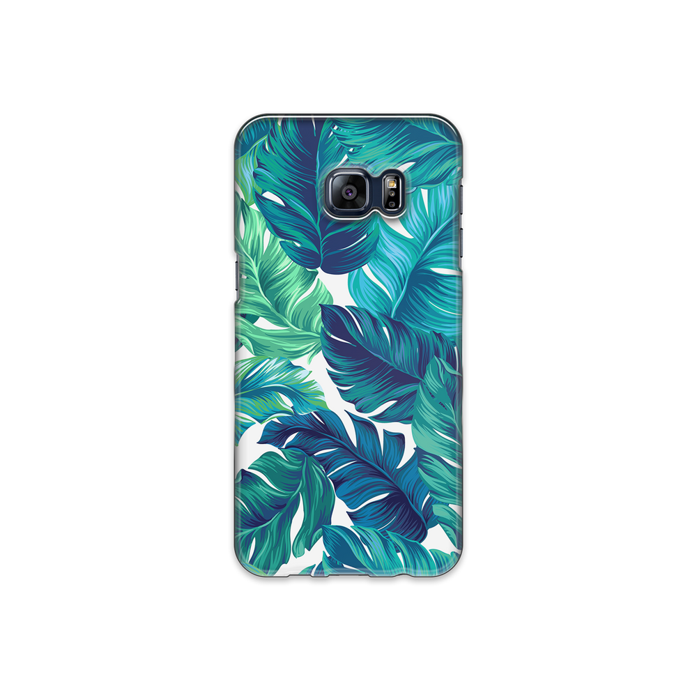 Green Tropical Leaves Samsung Galaxy S6 Edge Plus Phone Case