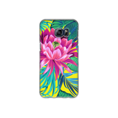 Pink Flower Samsung Galaxy S6 Edge Plus Phone Case