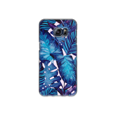 Blue Tropical Leaf Samsung Galaxy S6 Edge Plus Phone Case