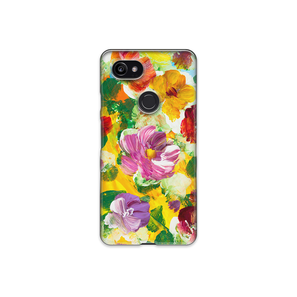 Colorful Floral Art Google Pixel 2 XL Phone Case