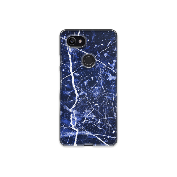 Blue Granite Marble Google Pixel 2 XL Phone Case