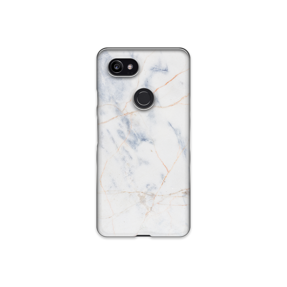 Thin White & Grey Marble Google Pixel 2 XL Phone Case