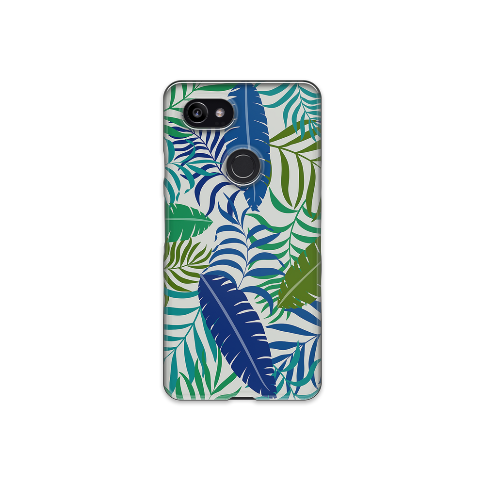 Colorful Tropical Leaves Google Pixel 2 XL Phone Case