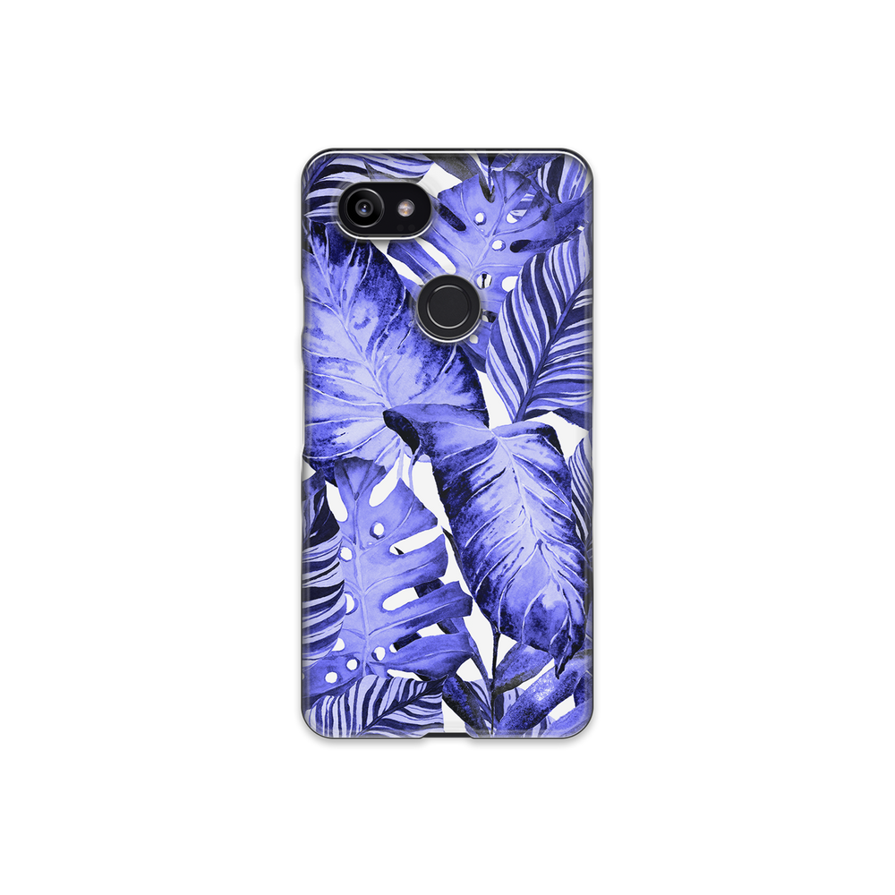 Purple Tropical Leaf Google Pixel 2 XL Phone Case
