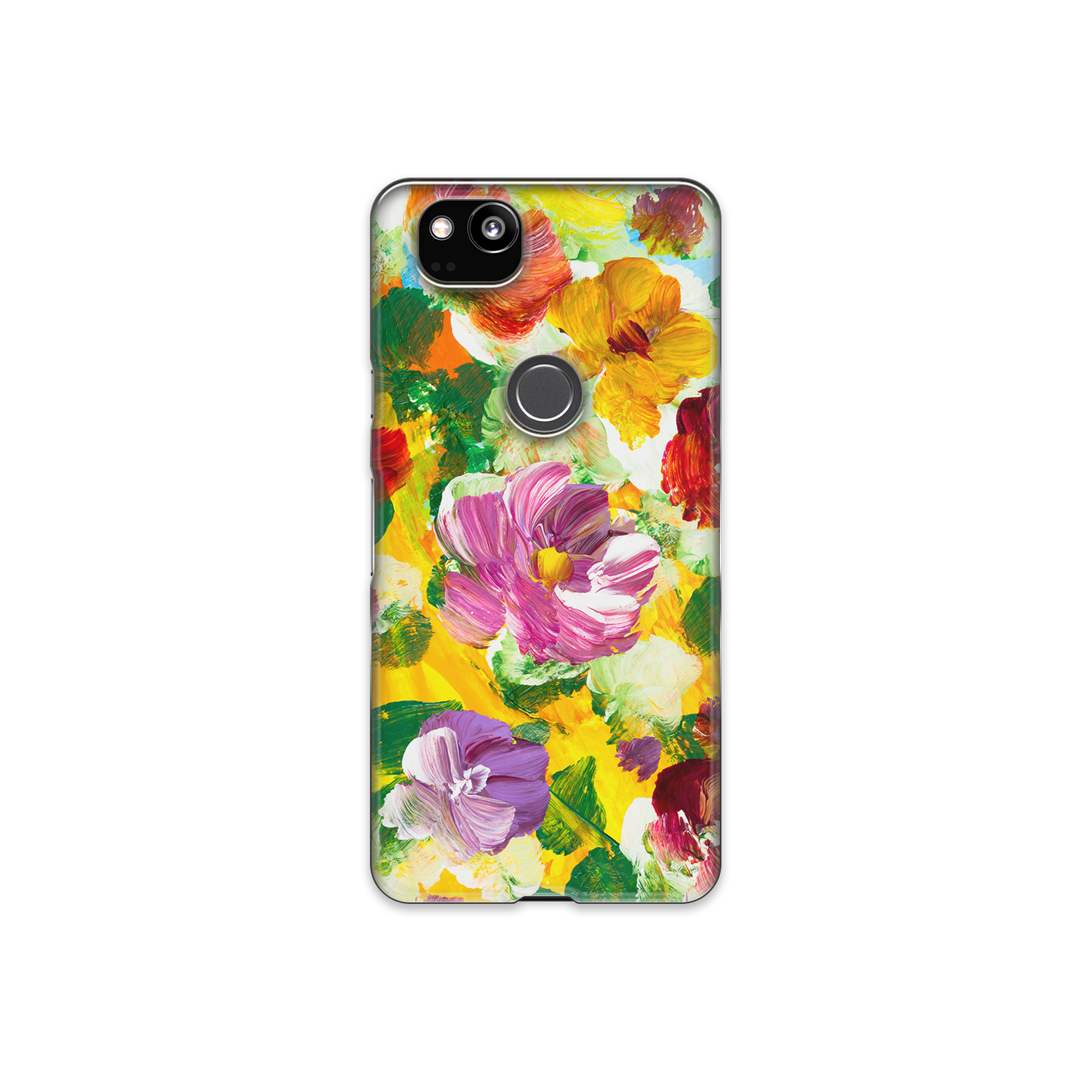 Colorful Floral Art Google Pixel 2 Phone Case