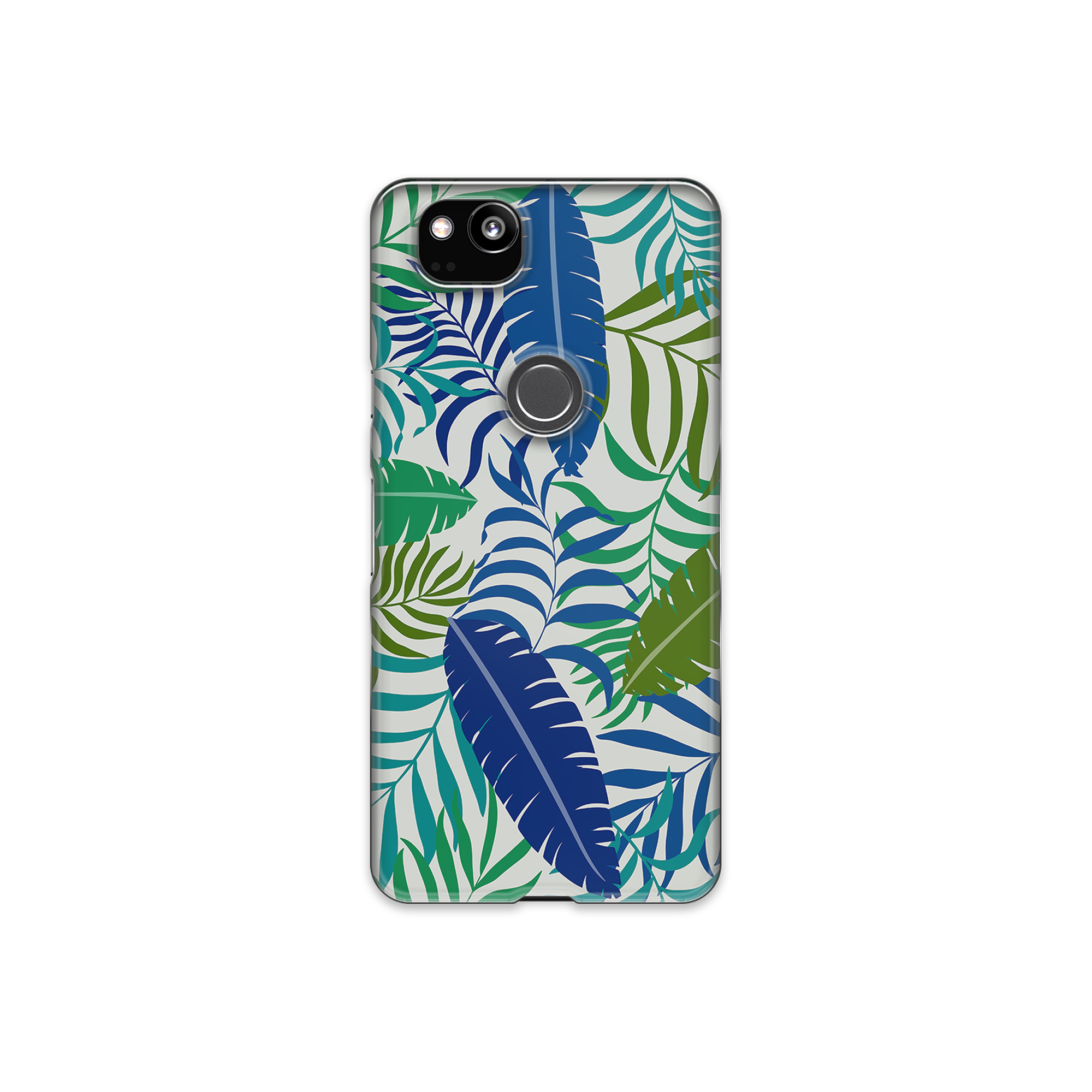 Colorful Tropical Leaves Google Pixel 2 Phone Case