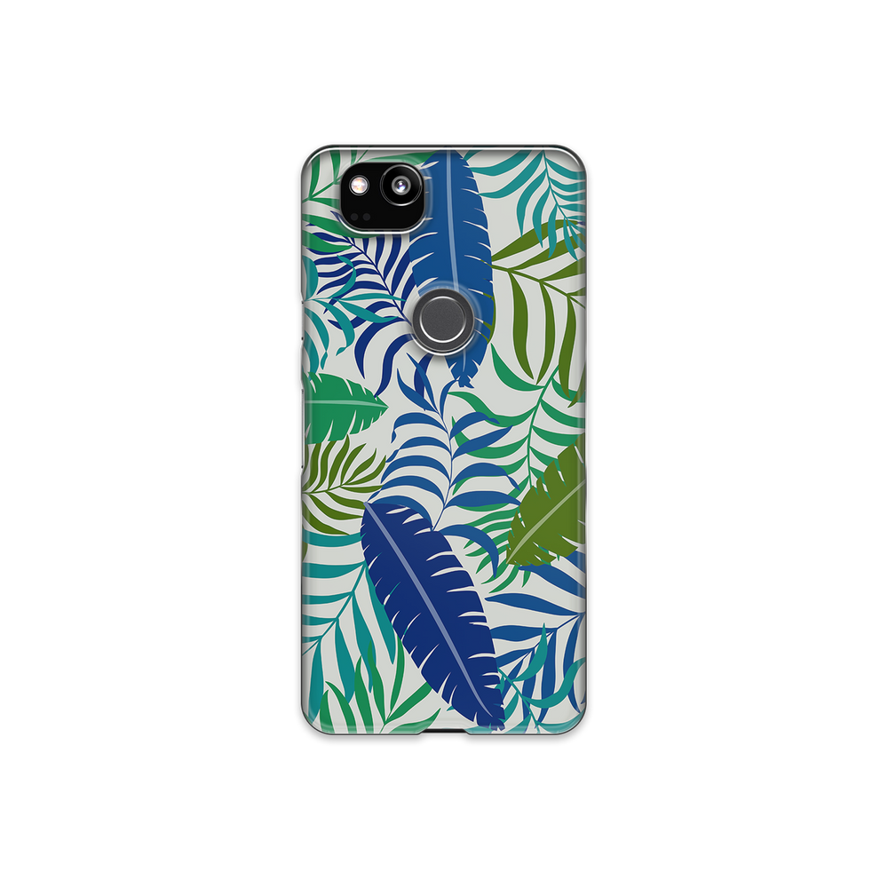 Colorful Tropical Leaves Google Pixel 2 Phone Case