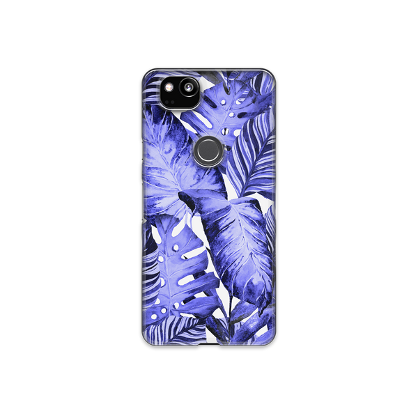Purple Tropical Leaf Google Pixel 2 Phone Case