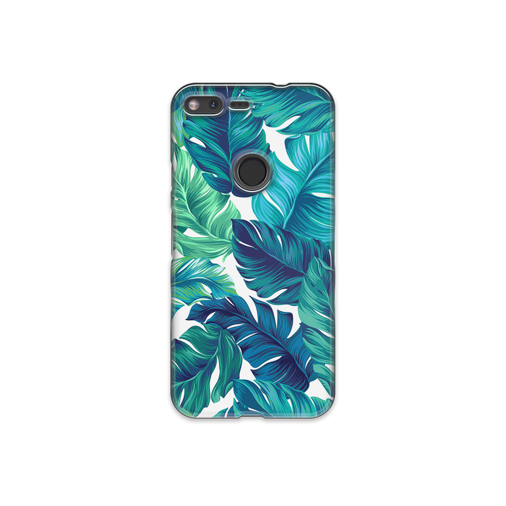 Green Tropical Leaves Google Pixel XL Phone Case