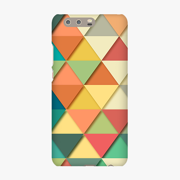 Colorful Triangles Huawei P10 Plus Phone Case