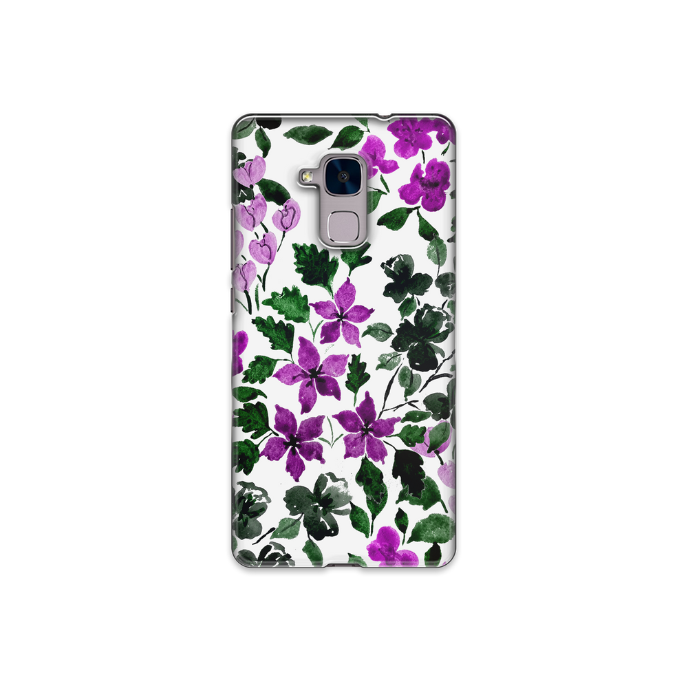 Purple Flower Art Huawei Honor 5c Phone Case