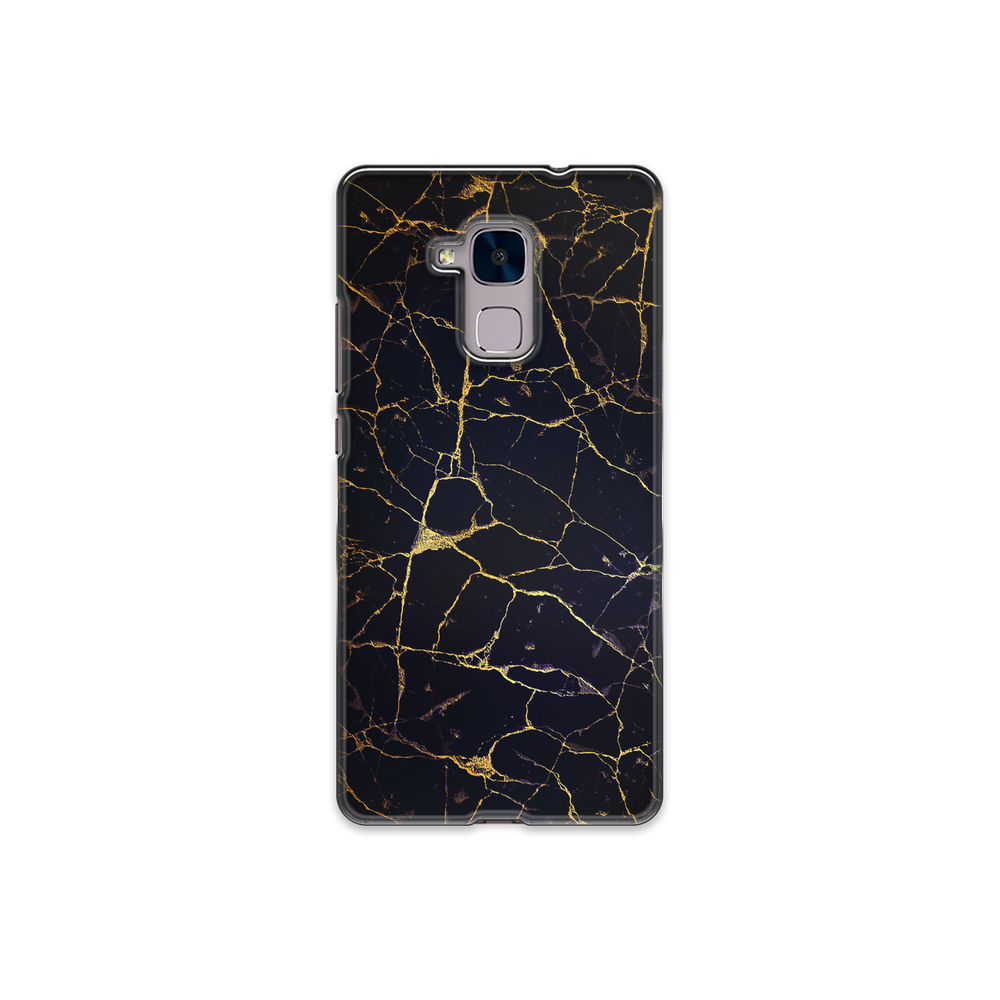 Black & Gold Marble Huawei Honor 5c Phone Case