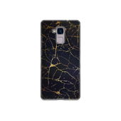 Black & Gold Marble Huawei Honor 5c Phone Case