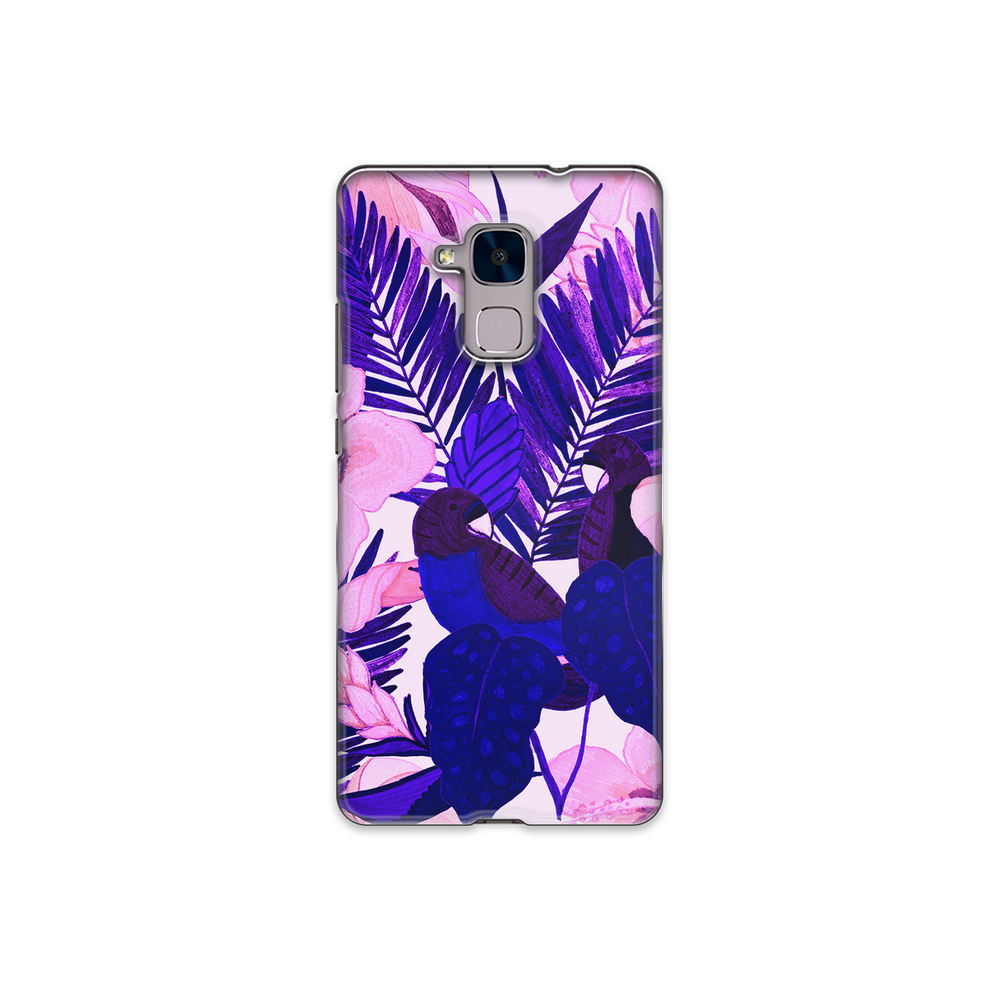 Purple Palm Leaf Huawei Honor 5c Phone Case