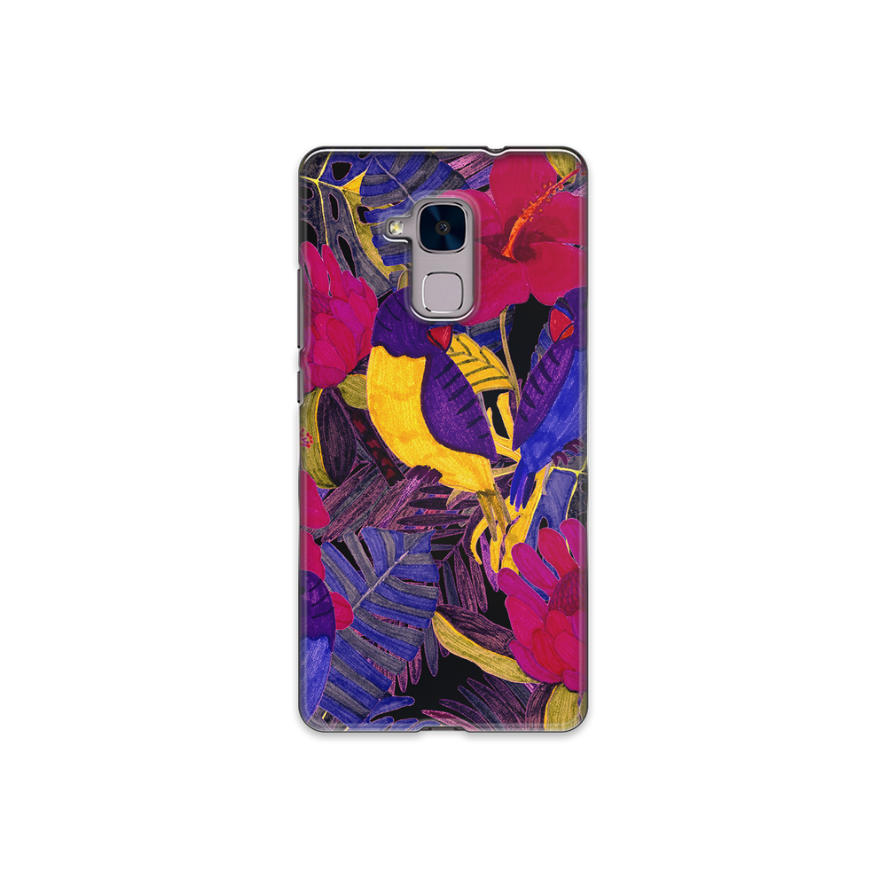 Painted Crimson Flower Huawei Honor 5c Phone Case