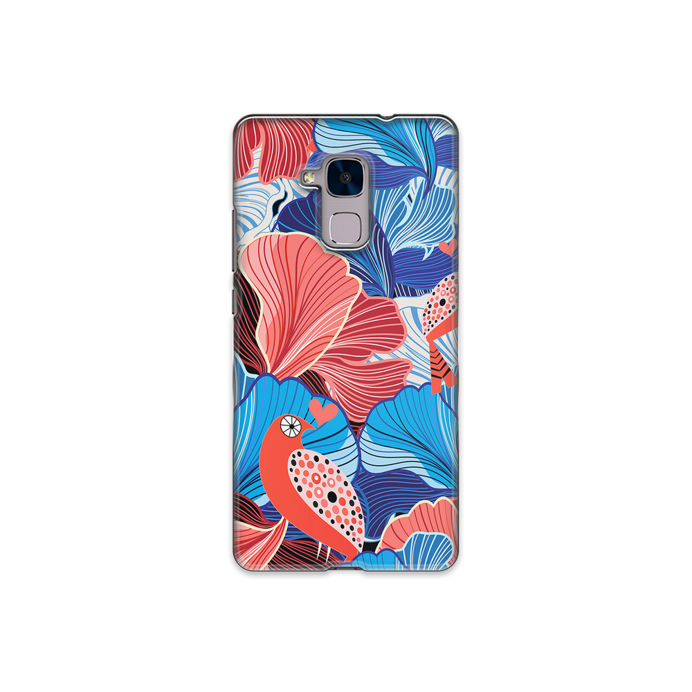 Blue and Red Floral Art Huawei Honor 5c Phone Case