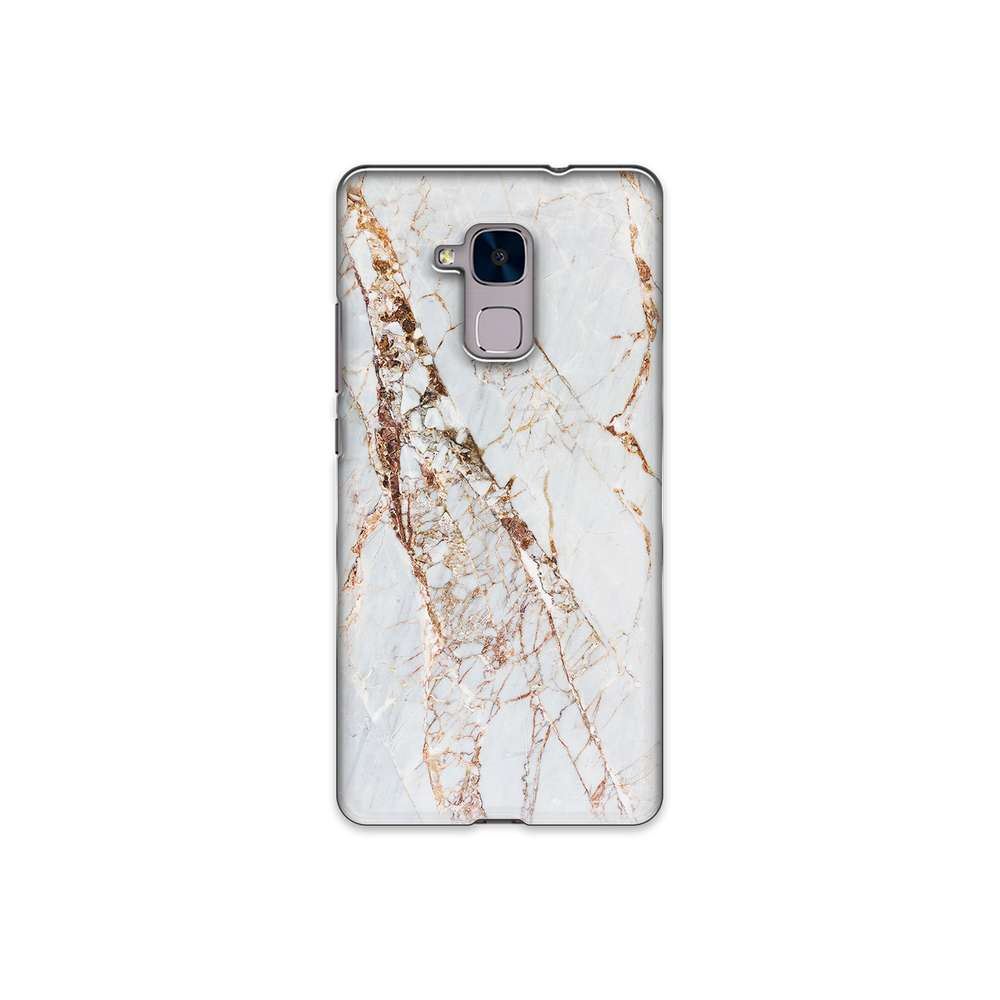 White & Gold Marble Huawei Honor 5c Phone Case