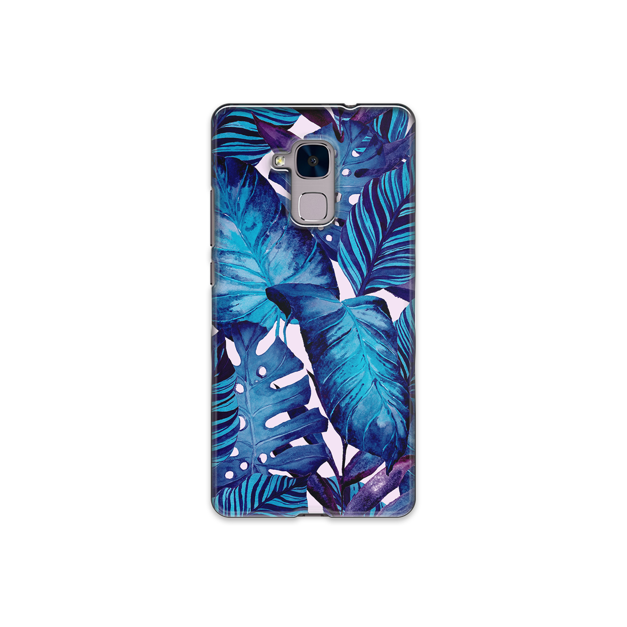 Blue Tropical Leaf Huawei Honor 5c Phone Case