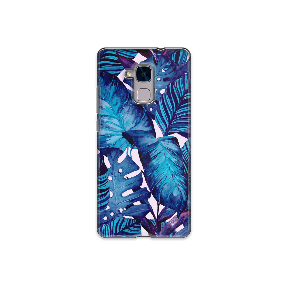Blue Tropical Leaf Huawei Honor 5c Phone Case