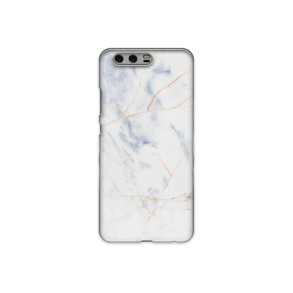Thin White & Grey Marble Huawei P10 Plus Phone Case