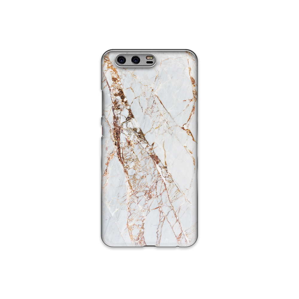 White & Gold Marble Huawei P10 Plus Phone Case