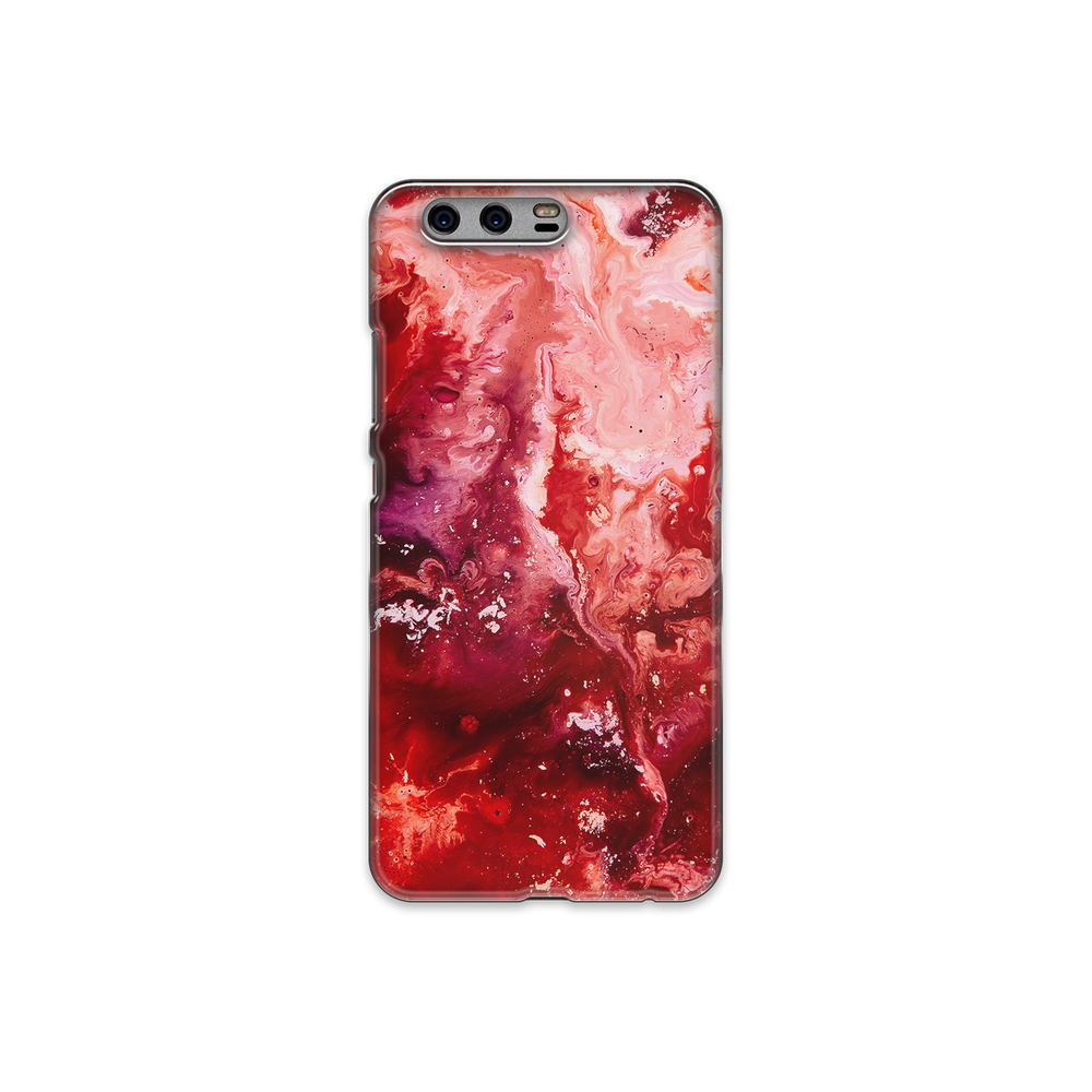 Marble Red Huawei P10 Plus Phone Case