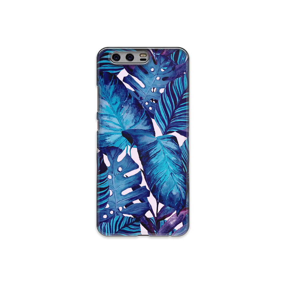 Blue Tropical Leaf Huawei P10 Plus Phone Case