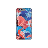 Blue and Red Floral Art Huawei P10 Phone Case