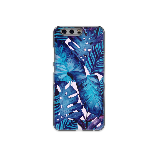 Blue Tropical Leaf Huawei P10 Phone Case