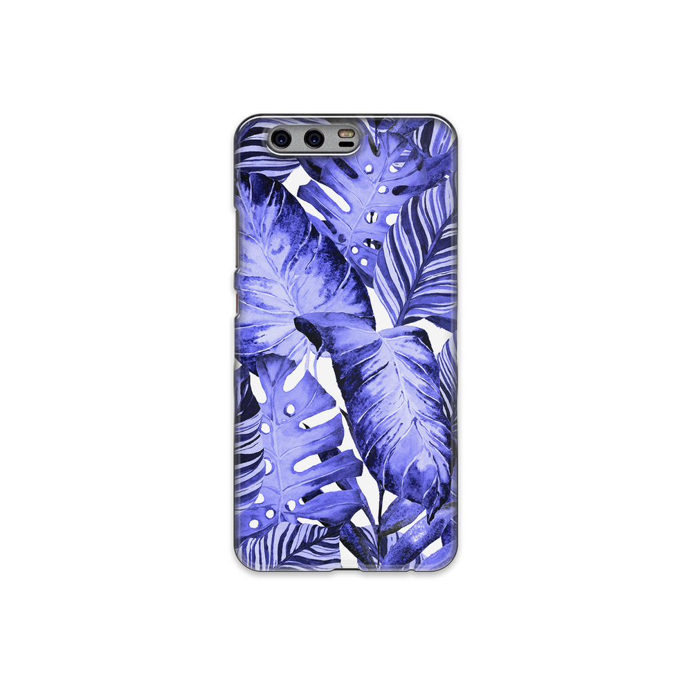 Purple Tropical Leaf Huawei P10 Phone Case