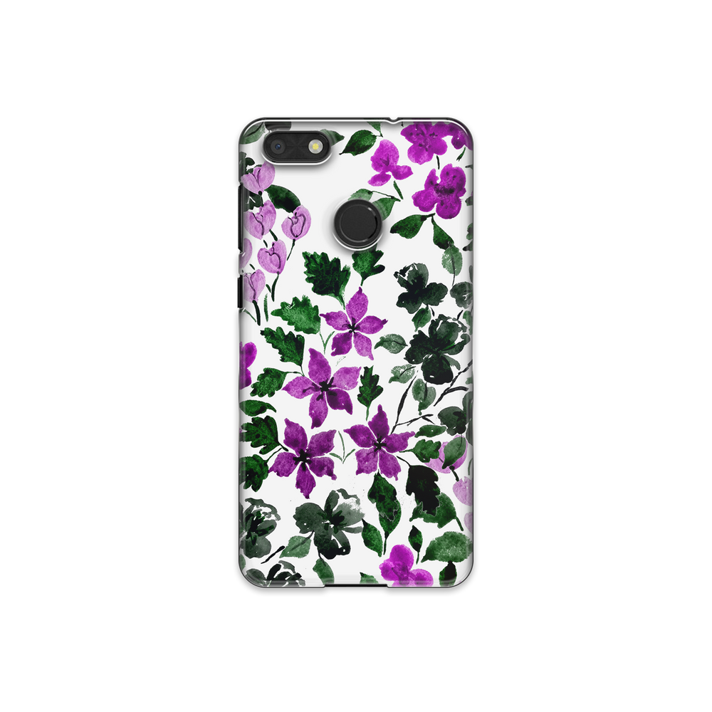 Purple Flower Art Huawei P9 Lite Phone Case