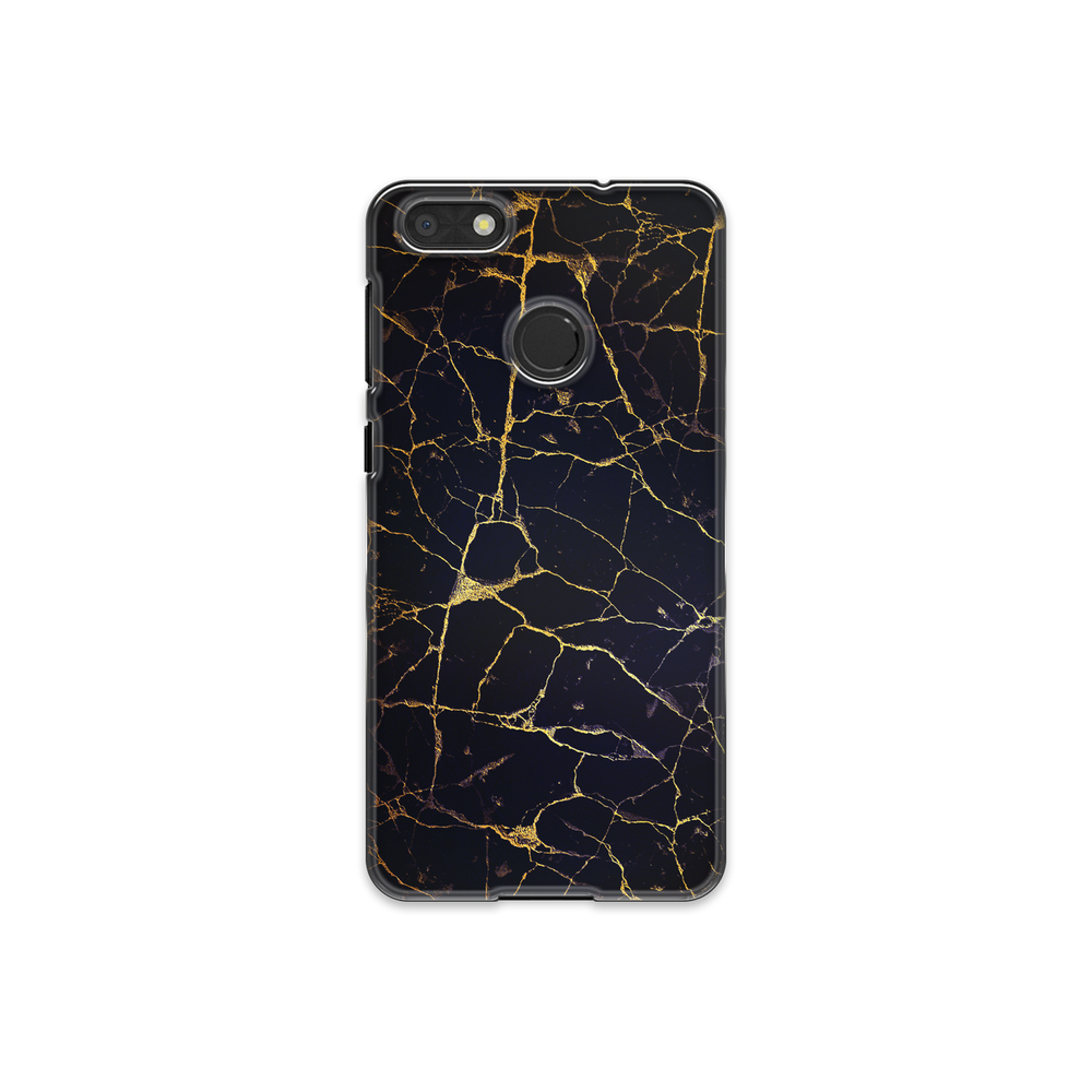 Black & Gold Marble Huawei P9 Lite Phone Case