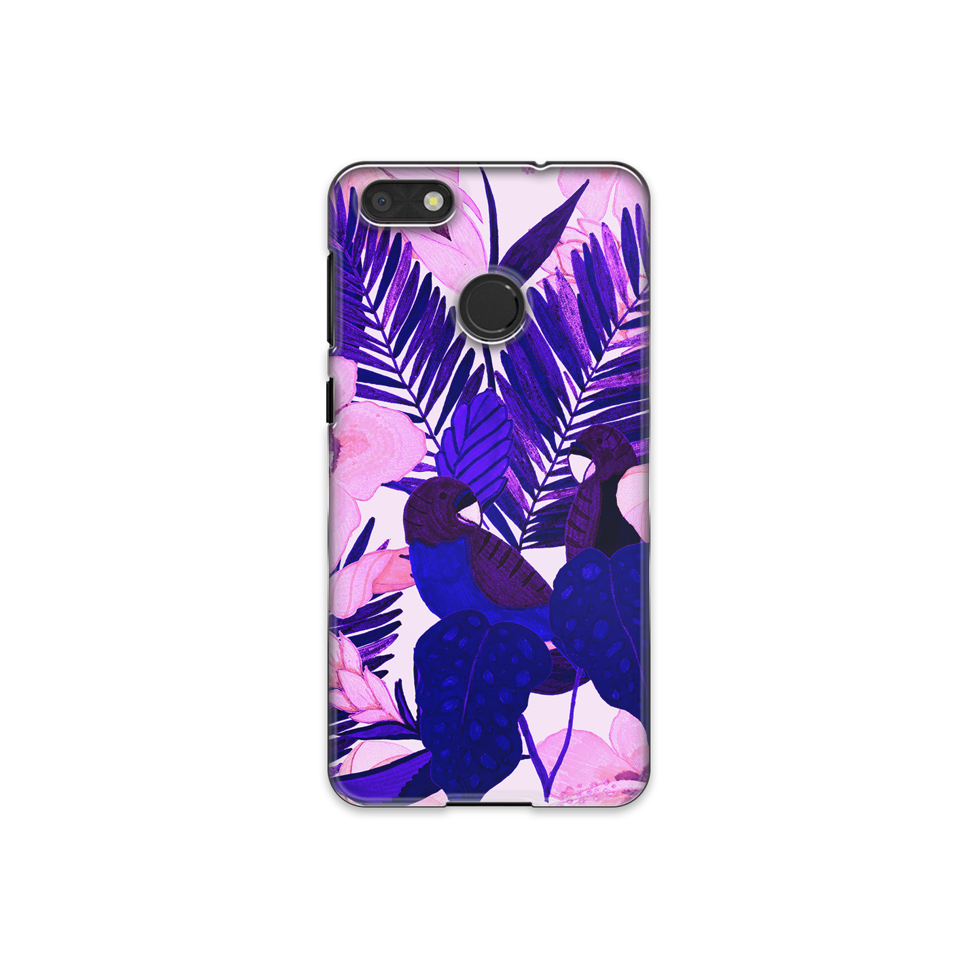Purple Palm Leaf Huawei P9 Lite Phone Case