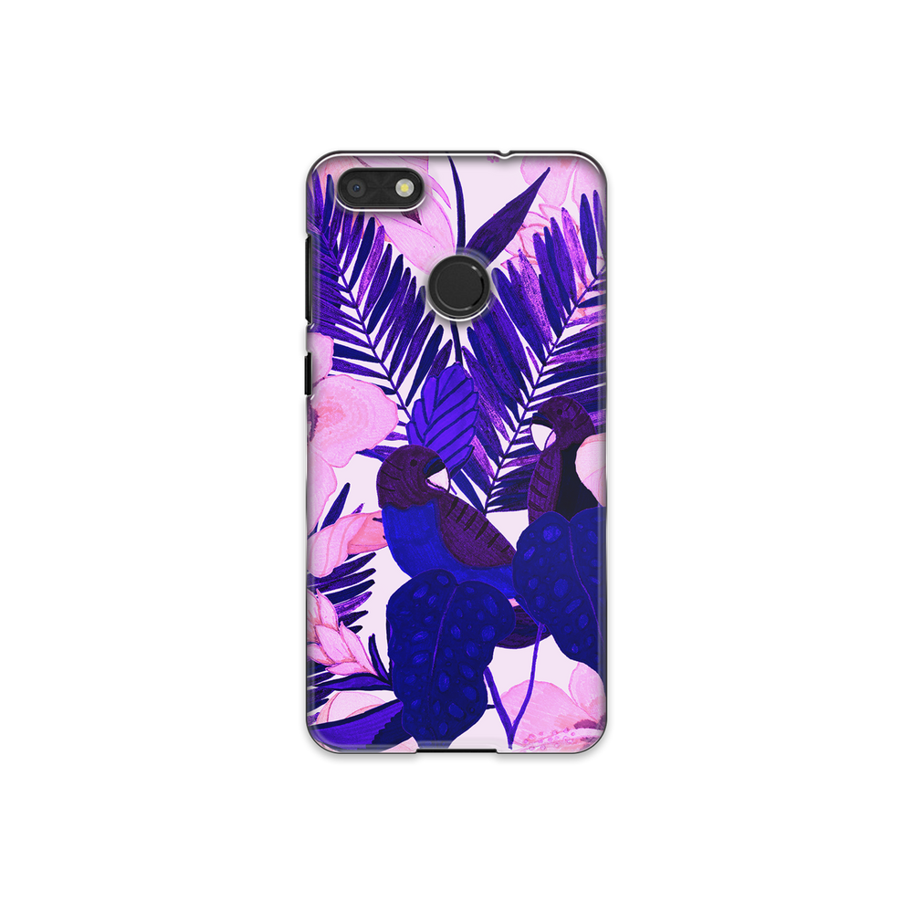 Purple Palm Leaf Huawei P9 Lite Phone Case