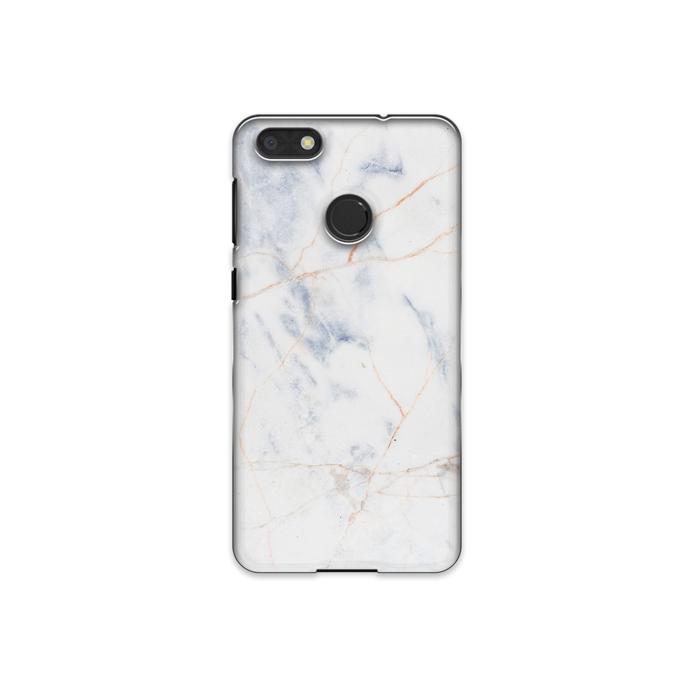 Thin White & Grey Marble Huawei P9 Lite Phone Case