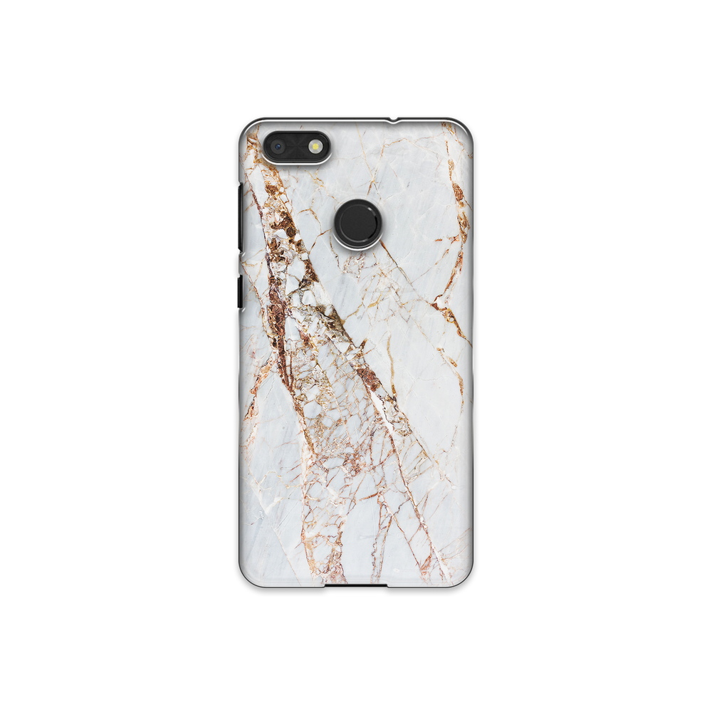 White & Gold Marble Huawei P9 Lite Phone Case