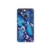 Blue Tropical Leaf Huawei P9 Lite Phone Case