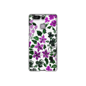 Purple Flower Art Huawei P9 Phone Case
