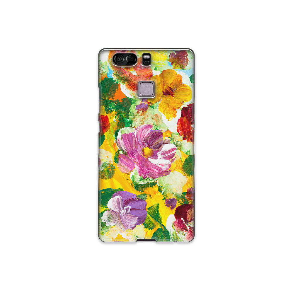 Colorful Floral Art Huawei P9 Phone Case