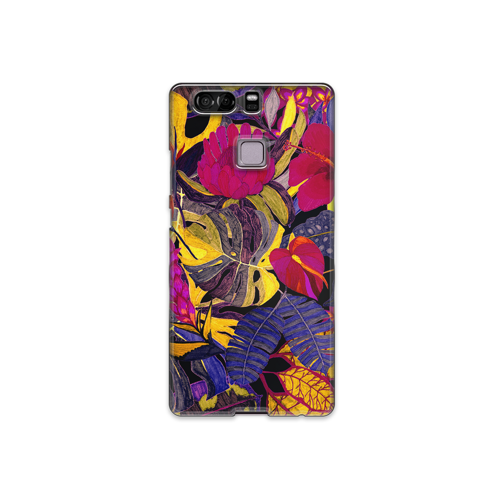Red Flower Huawei P9 Phone Case