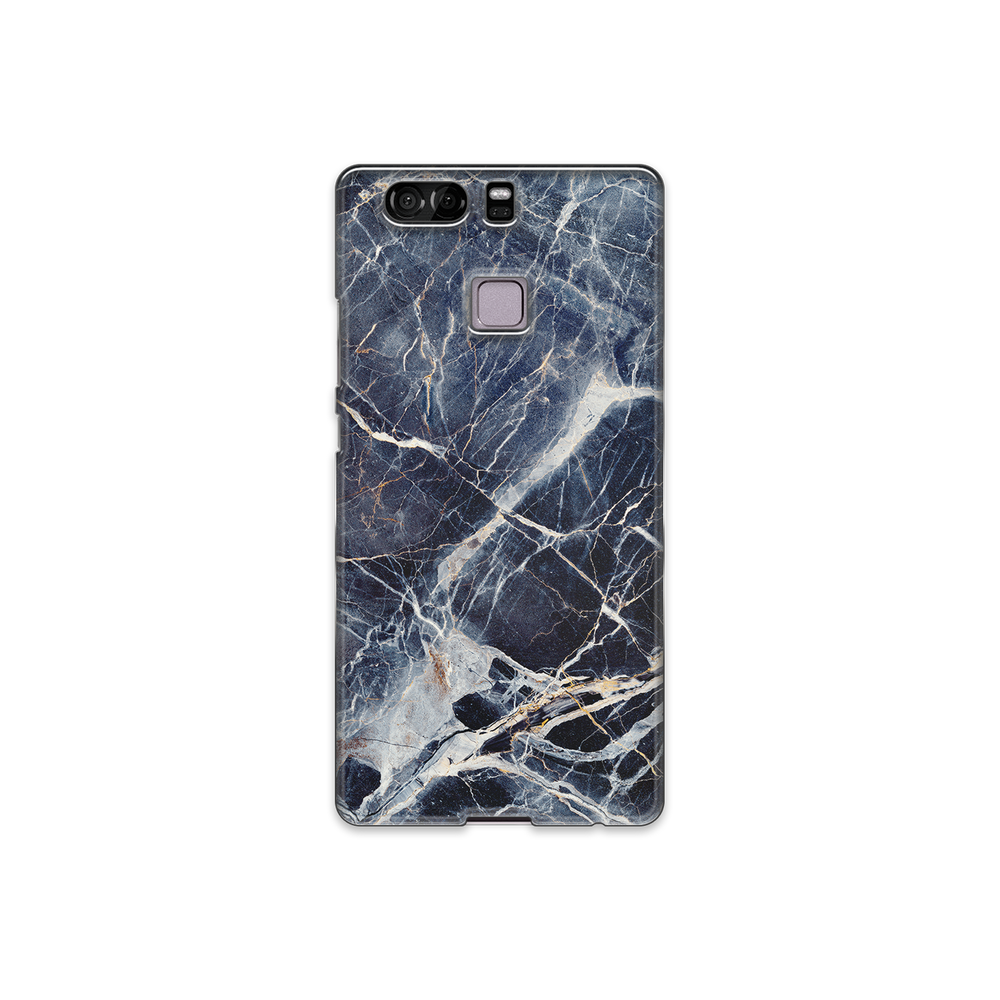 Blue & White Marble Luxury Huawei P9 Phone Case